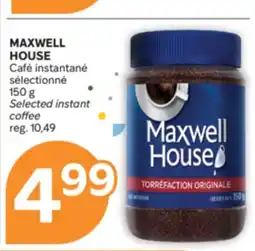 Brunet MAXWELL HOUSE Café instantané sélectionné offer