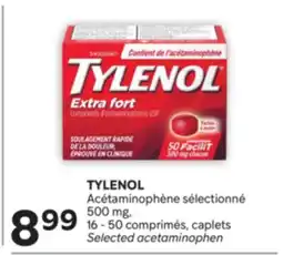 Brunet TYLENOL Acétaminophène sélectionné 500mg offer