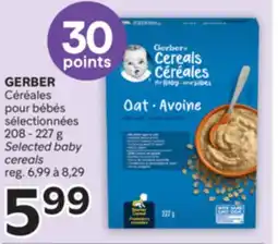 Brunet GERBER Céréales pour bébés sélectionnées offer