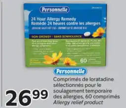 Brunet Personelle Comprimés de loratadine sélectionnés pour le soulagement temporaire offer