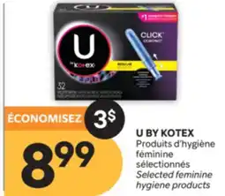 Brunet U BY KOTEX Produits d'hygiène féminine sélectionnés offer