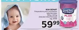 Brunet BON DÉPART Préparations pour nourrissons sélectionnées offer