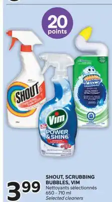 Brunet SHOUT, SCRUBBING BUBBLES, VIM Nettoyants sélectionnés offer