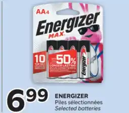 Brunet ENERGIZER Piles sélectionnées offer