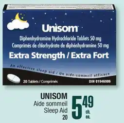 Jean Coutu UNISOM Aide sommeil offer
