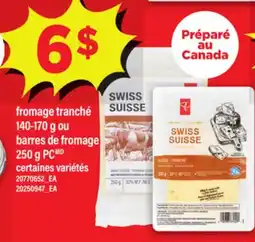 Maxi FROMAGE TRANCHÉ, 140-170 G OU BARRES DE FROMAGE, 250 G PC offer