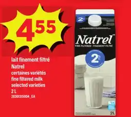 Maxi LAIT FINEMENT FILTRÉ NATREL | FINE FILTERED MILK, 2 L offer
