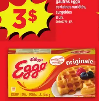 Maxi GAUFRES EGGO, 8 UN offer