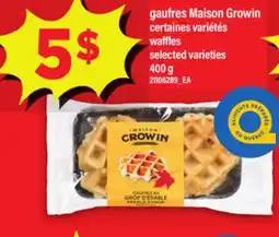 Maxi GAUFRES MAISON GROWIN | WAFFLES, 400 G offer