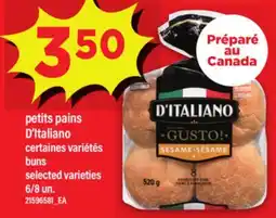 Maxi PETITS PAINS D'ITALIANO | BUNS, 6/8 UN offer