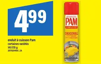 Maxi ENDUIT À CUISSON PAM, 141/170 G offer