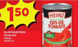 Maxi JUS DE TOMATE HEINZ | TOMATO JUICE, ML 540 offer