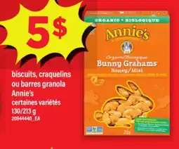 Maxi BISCUITS, CRAQUELINS OU BARRES GRANOLA ANNIE'S offer