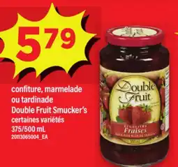 Maxi CONFITURE, MARMELADE OU TARDINADE |DOUBLE FRUIT SMUCKER'S offer