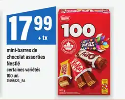 Maxi MINI-BARRES DE CHOCOLAT ASSORTIES NESTLÉ, 100 UN offer