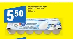 Maxi ŒUFS DE POULES EN LIBERTÉ AVEC OMÉGA-3 PCMD MENU BLEUMC, 12 UN offer