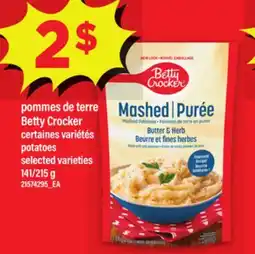 Maxi POMMES DE TERRE | BETTY CROCKER, 141/215 G offer