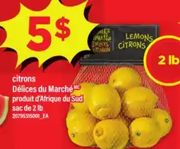 Maxi CITRONS DÉLICES DU MARCHÉMC offer