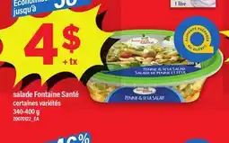 Maxi SALADE FONTAINE SANTÉ, 340-400 G offer