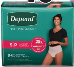 Familiprix DEPEND or POISE offer