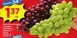 Maxi RAISINS VERTS OU ROUGES SANS PÉPINS offer