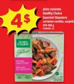 Maxi HEALTHY CHOICE GOURMET STEAMERS offer