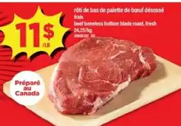 Maxi rôti de bas de palette de bœuf désossé frais offer