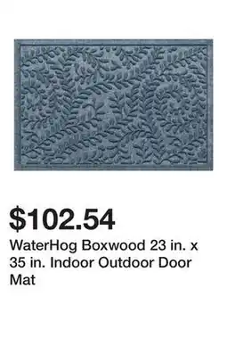 Wayfair WaterHog Boxwood 23 in. x 35 in. Indoor Outdoor Door Mat offer