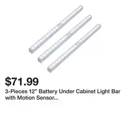 Wayfair 3-Pieces 12 Battery Under Cabinet Light Bar with Motion Sensor 3P-CLOSET-20 offer