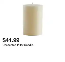 Wayfair Unscented Pillar Candle offer