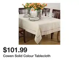 Wayfair Cowen Solid Colour Tablecloth offer