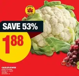 No Frills Cauliflower offer
