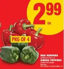 No Frills Red peppers offer