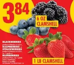 No Frills Blackberries and Raspberries or Strawberries offer