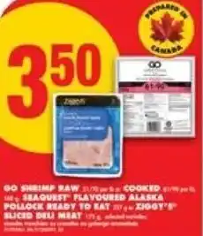 No Frills Go shrimp raw cooked seaquest flavoured alaska pollock ready to eat offer