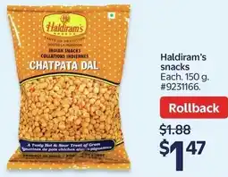 Walmart Haldiram's snacks offer