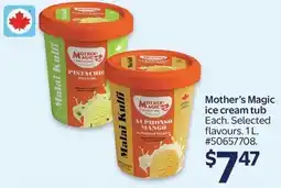 Walmart Mother's Magic ice cream tub offer