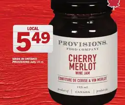 Foodland MADE IN ONTARIO PROVISIONS Jelly offer