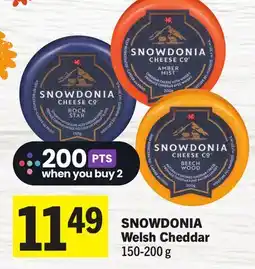 Foodland SNOWDONIA Welsh Cheddar offer
