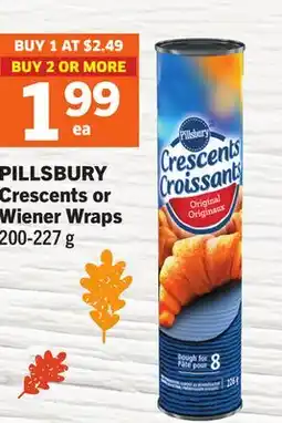 Foodland PILLSBURY Crescents or Wiener Wraps offer