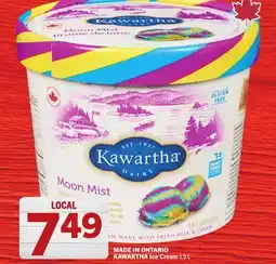 Foodland KAWARTHA Ice Cream offer