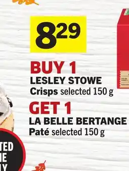 Foodland LESLEY STOWE Crisps selected offer