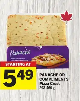 Foodland PANACHE OR COMPLIMENTS Pizza Crust offer