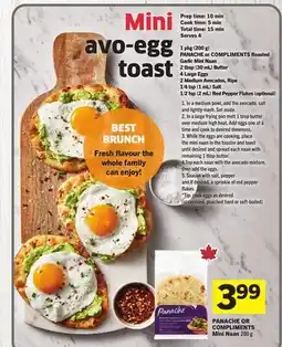 Foodland PANACHE OR COMPLIMENTS Mini Naan offer