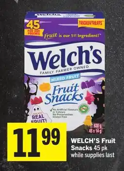 Foodland WELCH'S Fruit Snacks offer