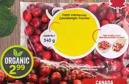 Foodland Fresh Cranberries Canneberges Fraiches offer