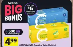 Foodland COMPLIMENTS Sparkling Water offer