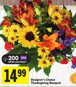 Foodland Designer's Choice Thanksgiving Bouquet offer