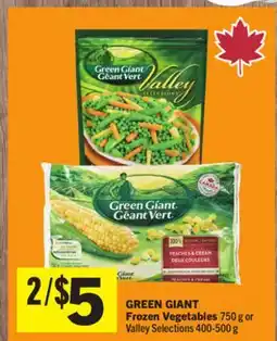 Foodland GREEN GIANT Frozen Vegetables offer