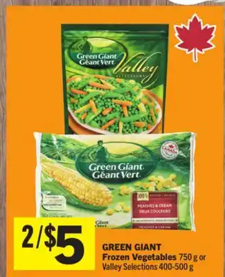Foodland GREEN GIANT Frozen Vegetables offer
